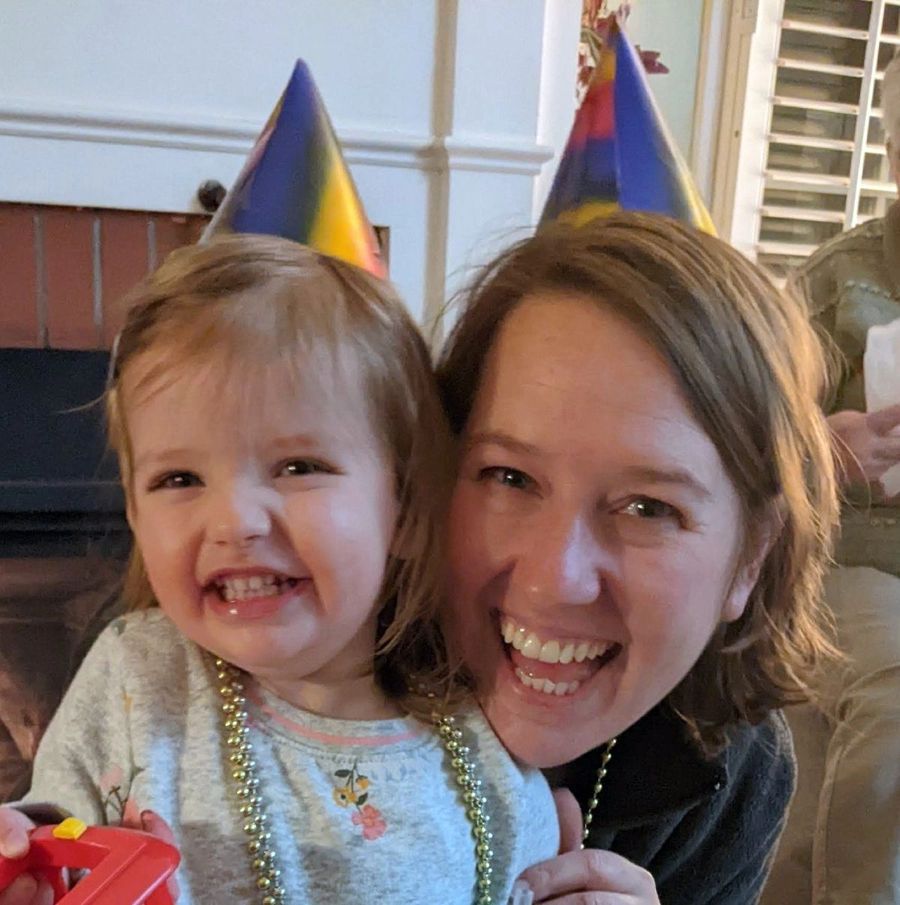 Sarah LeFevre with her daughter